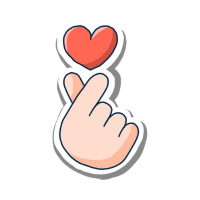 Finger Heart Emoji